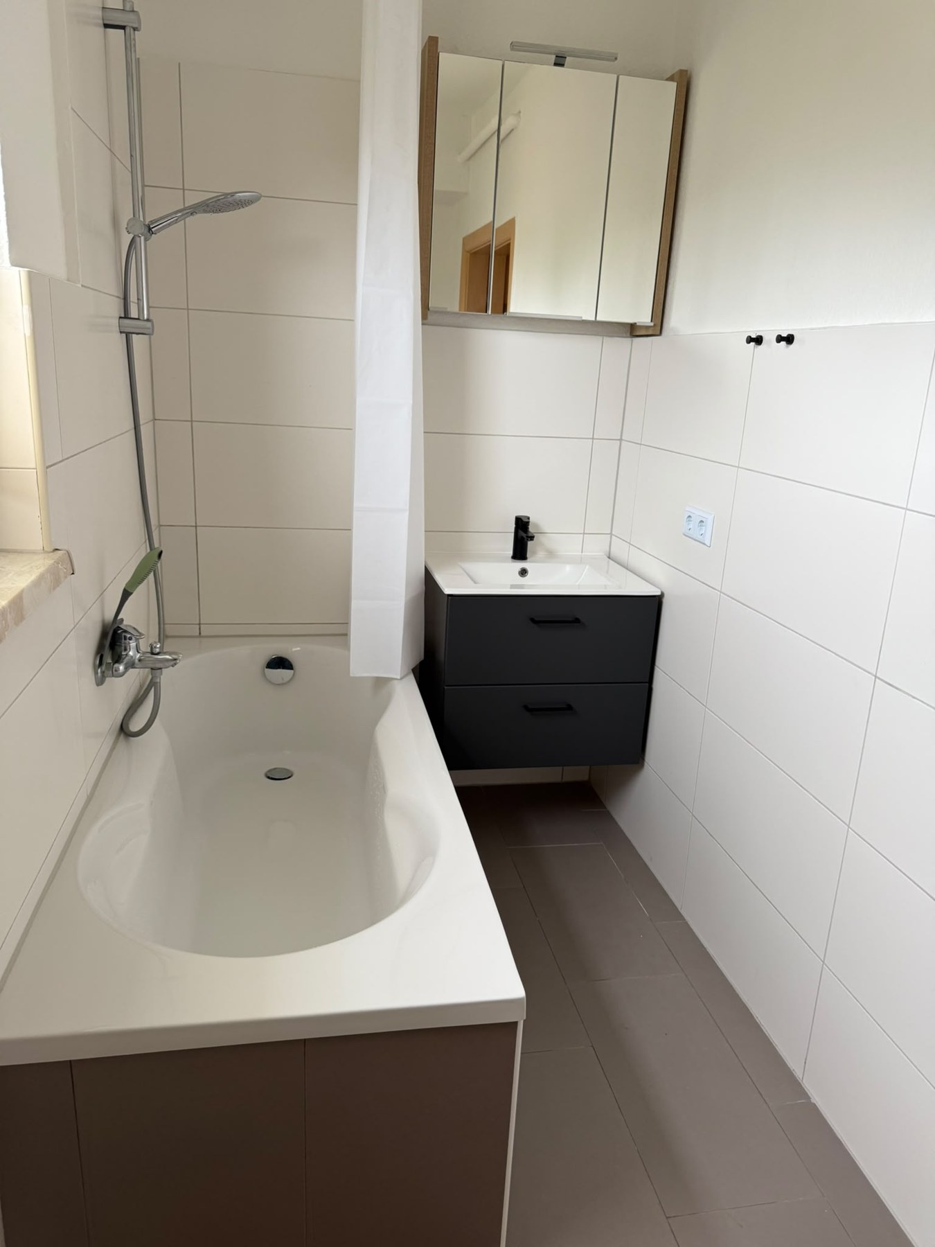 Blick ins Badezimmer