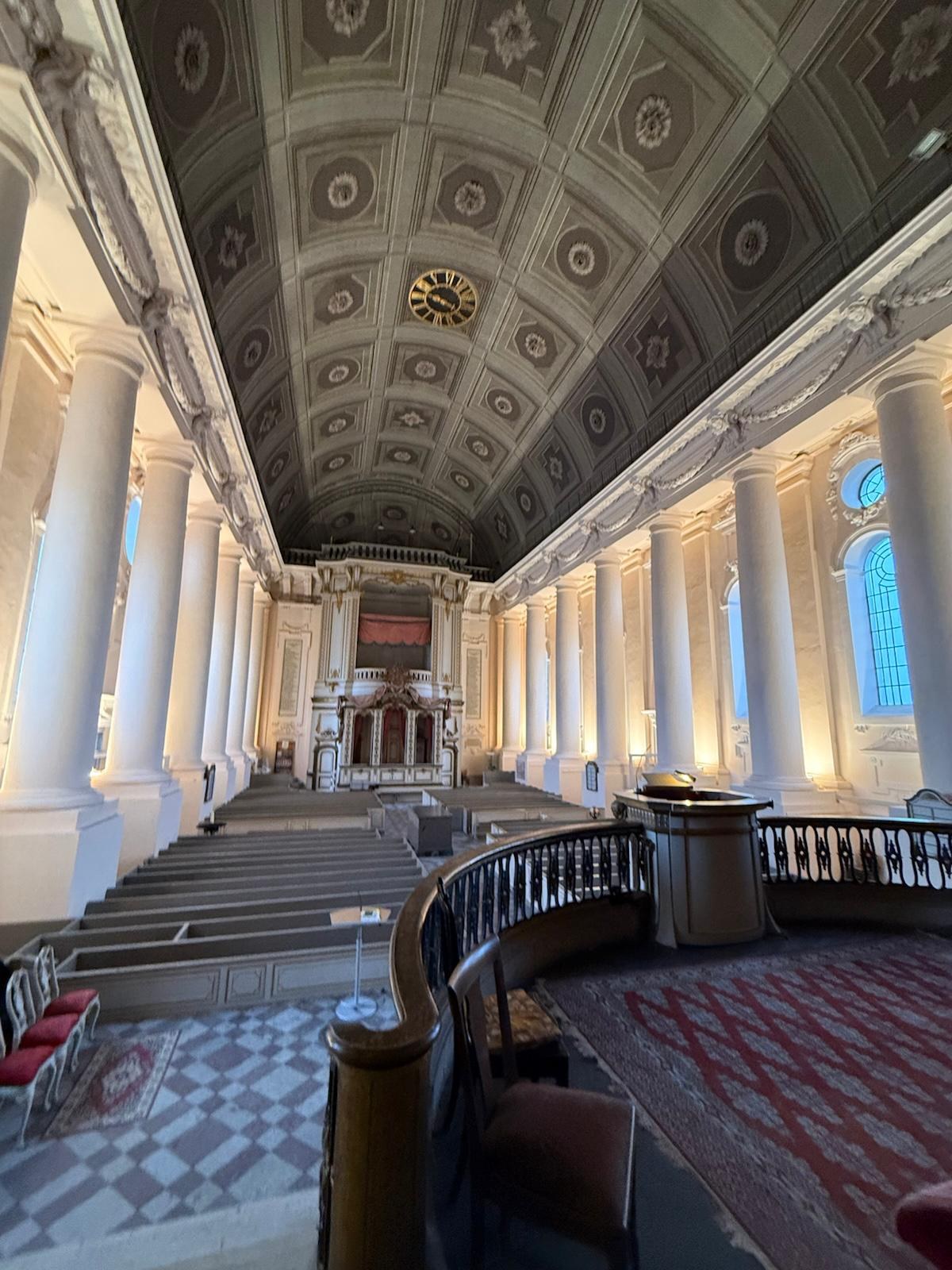 Blick in einen historischen Saal